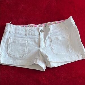 American Eagle Outfitters White Jean Shorts